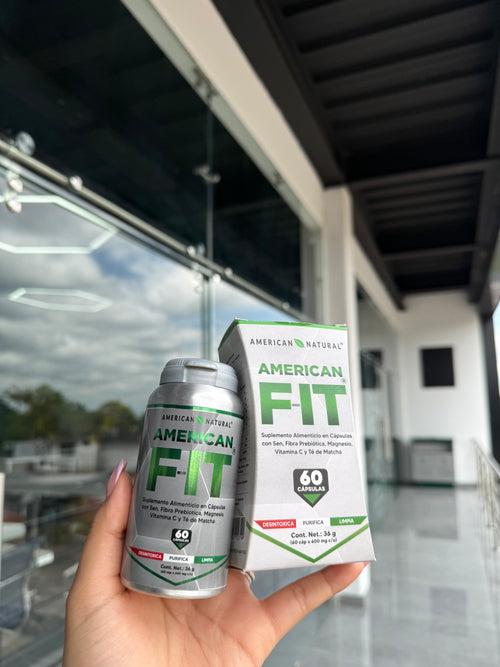 American Fit – Suplemento, Fibra Prebiótica, Magnesio, Vitamina C y Té Matcha