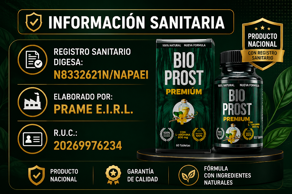 Información sanitaria de Bio Prost Premium